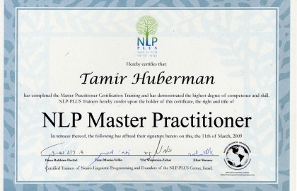 NLP Master Practitioner – NLP Plus