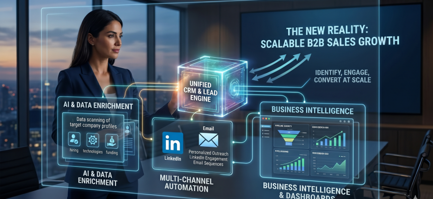 Why B2B Lead Generation Automation and CRM Integration Have Become Essential for Business Growth